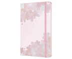 Moleskine Large Limited Edition Hard Cover Unlined Notebook - Sakura Print