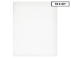Jasart 18x24" Academy Round Canvas Board - White