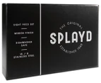 Splayd 8-Piece Black Label Mirror Finish Cutlery Set
