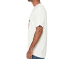 Wrangler Men's Hellhound Short Sleeve Tee / T-Shirt / Tshirt - Vintage White
