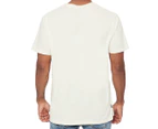 Wrangler Men's Hyland Short Sleeve Tee / T-Shirt / Tshirt - Ecru
