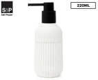 Salt & Pepper 220mL Cult Soap Dispenser - White