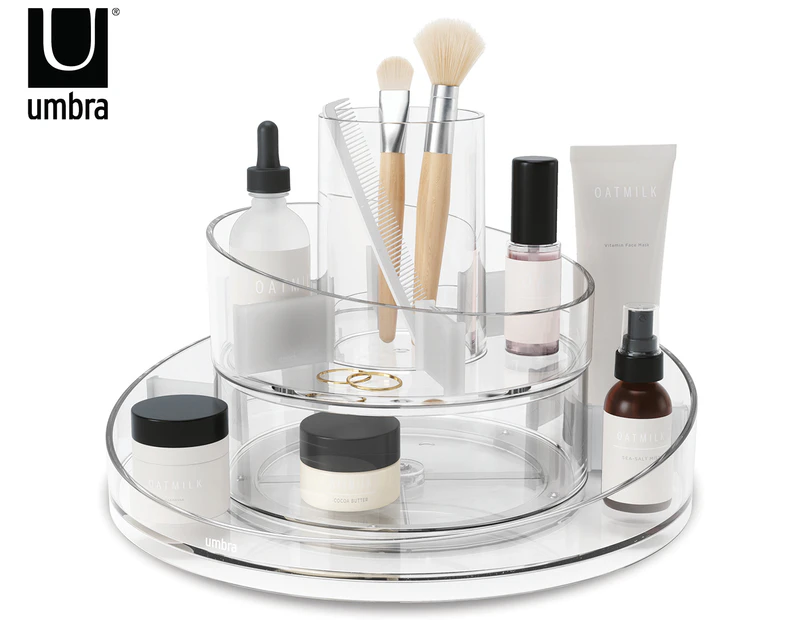 Umbra 9-Compartment Cascada Cosmetics Organiser - Clear