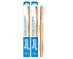 2 x Grants Of Australia Adult Bamboo Toothbrush - Medium