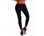Nicky Kay High Tech Compression Tights - Black/Red