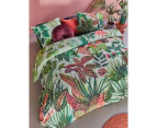 Bedding House Wildwood Green Cotton Quilt Cover Set