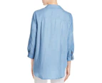 Single Thread Women's Tops & Blouses Button-Down Top - Color: Blue