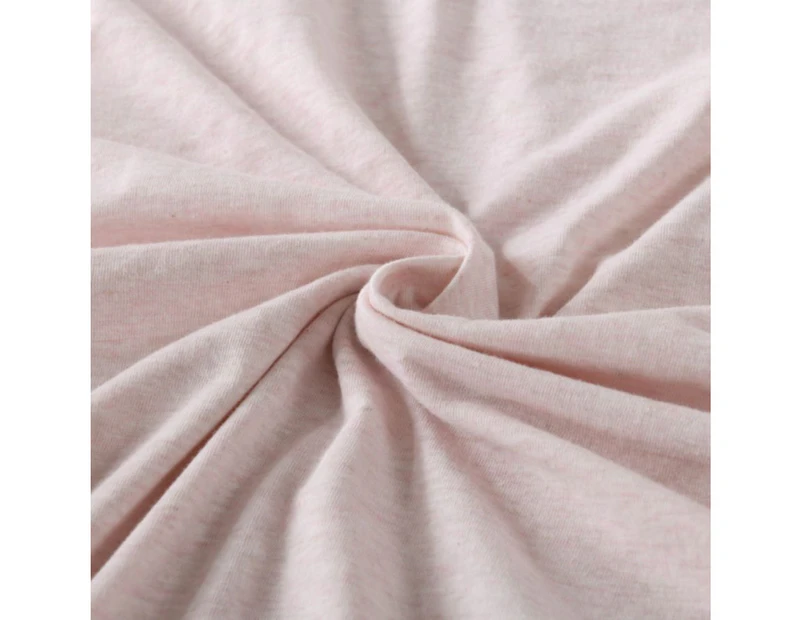 Jersey Fitted Sheet Blush [SIZE: King Bed]