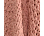 Meridian Chunky Throw Blush (pink)