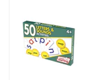 Junior Learning 50 Letters and Sounds Activities Card