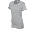 Gildan Ladies/Womens Heavy Cotton Missy Fit Short Sleeve T-Shirt (Sport Grey) - BC2665