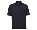 Russell Workwear Mens Heavy Duty Short Sleeve Polo Shirt (French Navy) - BC1049