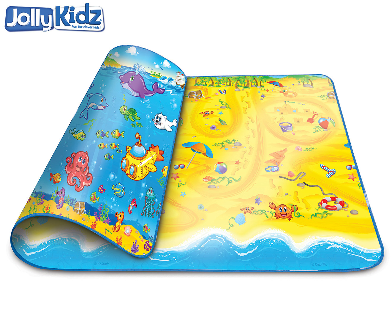 Baby Foam Play Mat 180cm x 130cm Ocean | Catch.co.nz