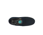 Grosby Louis Mens Slippers Slip On Cosy Memory Foam Furry Lined - Navy