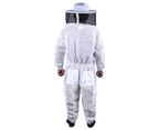 Beekeeping Starter Kit For Beekeepers With OZ Bee 3 Layer Mesh Ventilated Round Head Suit Protective Gear - 4XL, M, M