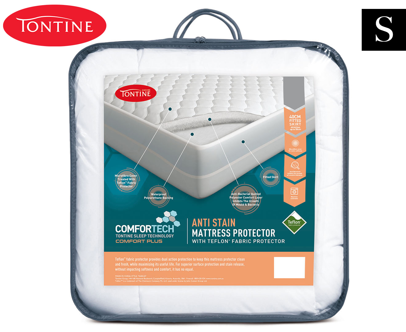 tontine comfortech anti allergy mattress protector review