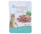16pk Applaws Natural Cat Food Tuna In Jelly Pouch 70g