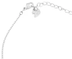 Swarovski Symbolic Mandala Necklace - Silver/White