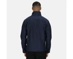 Regatta Professional Mens Classic 3 Layer Zip Up Softshell Jacket (Navy/Seal Grey) - RG1825