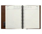 2021-2022 Financial Year Diary Collins Vanessa A4 Day to a Page Blue FY145