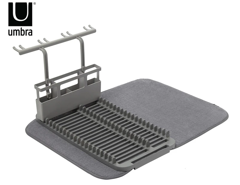 Umbra UDry Dish Rack w/ Drying Mat / Glass Airer