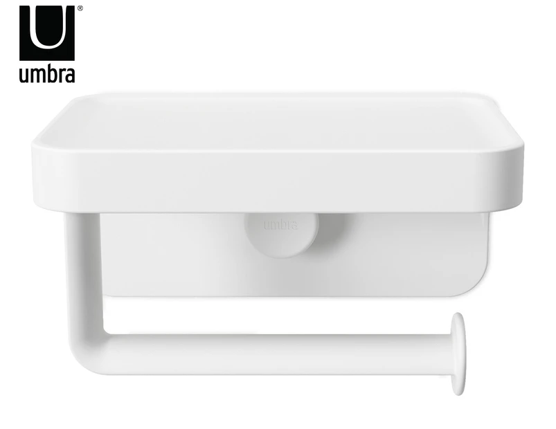 Umbra Flex Sure-Lock Toilet Paper Holder w/ Shelf
