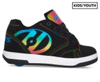 Heelys Boys' Propel 2.0 Skate Shoes - Black/Rainbow Foil