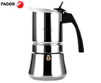 Fagor 10 Cup Etnica Stainless Steel Espresso Maker / Percolator