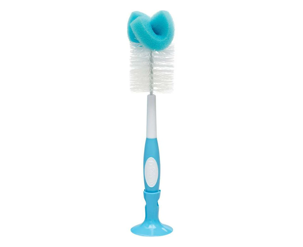 Natural Flow Large Baby Bottle Cleaning Brush (Blue)