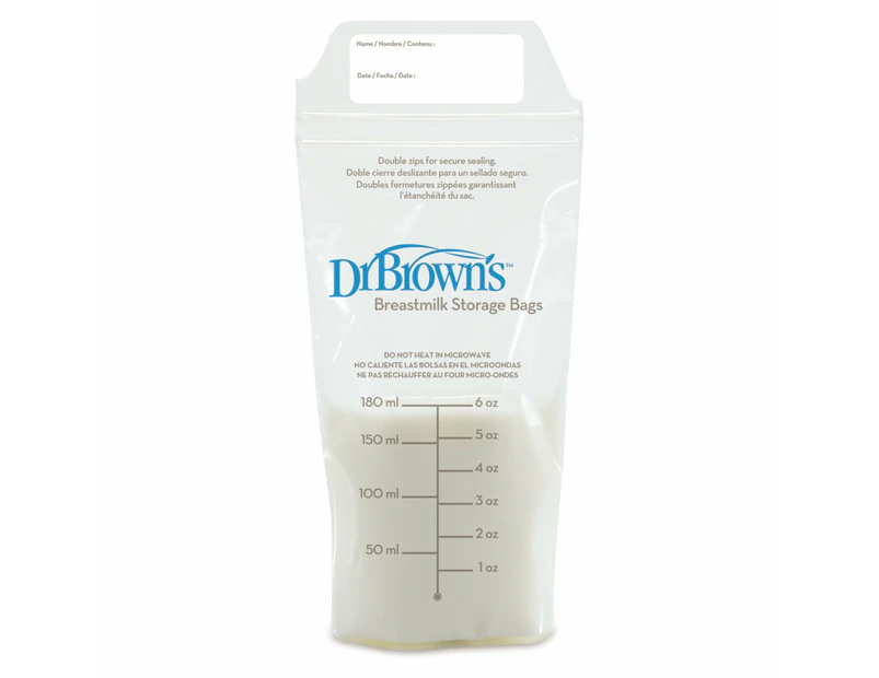 Dr Browns Breastmilk Storage Bags 25 Pack