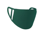 Premier Unisex Adult Face Mask (Pack of 5) (Bottle Green) - PC4194