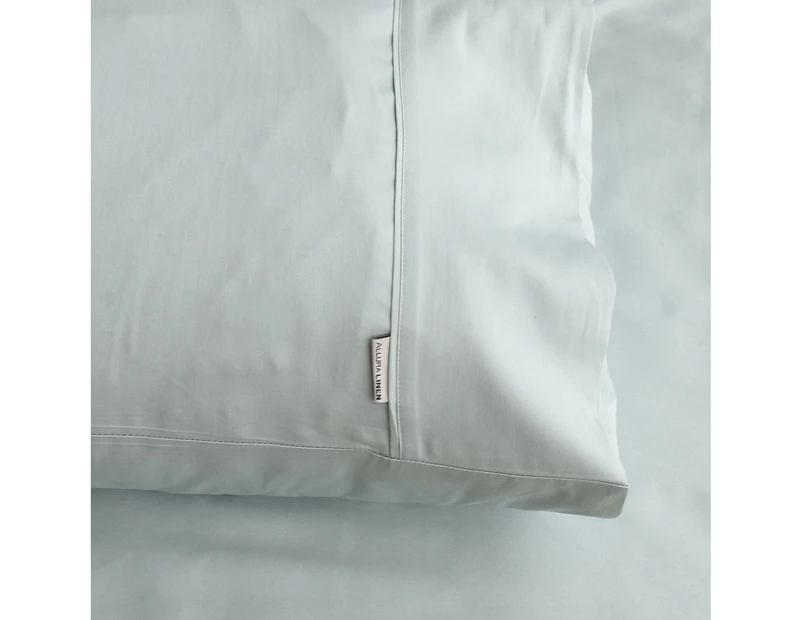 400 Thread Count Fitted Sheet Sage King Single Bed