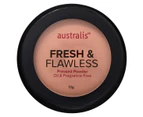 Australis Fresh & Flawless Pressed Powder - Darkest Olive