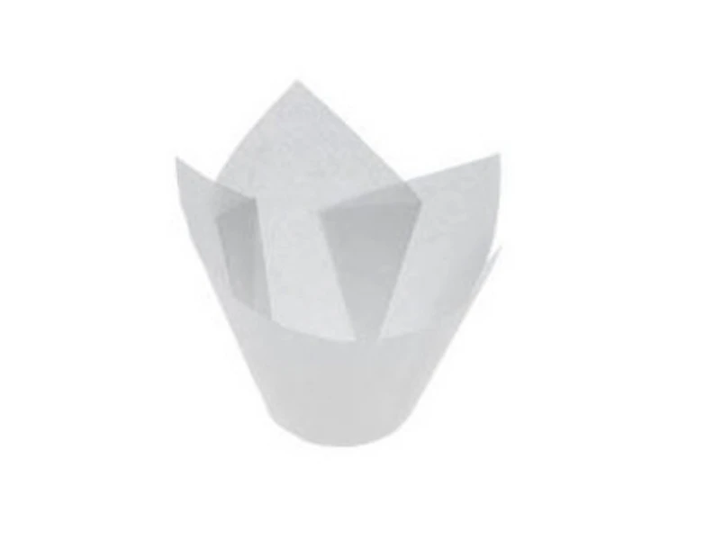 White Parchment Mini Muffin Papers - 30mm Base - 40mm - 65mm