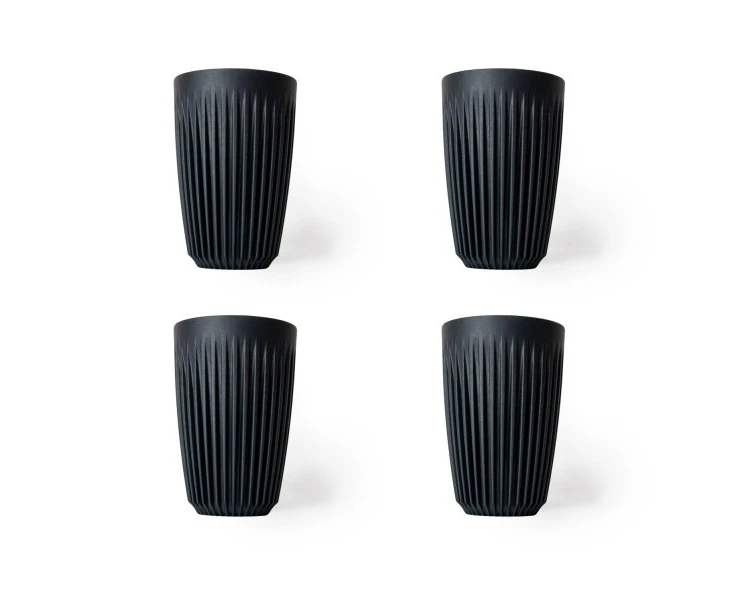 Charcoal Coffee Husk & Polymer Huskee Cups - 85mm - 130mm - 12oz (295ml)