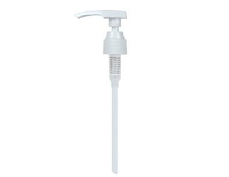 White Plastic Pump For 5 Litre Detergent Range - 5ml