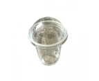 Clear  Plastic Cups & Lids - 77mm top - 100mm - 10oz (300ml) - Packs