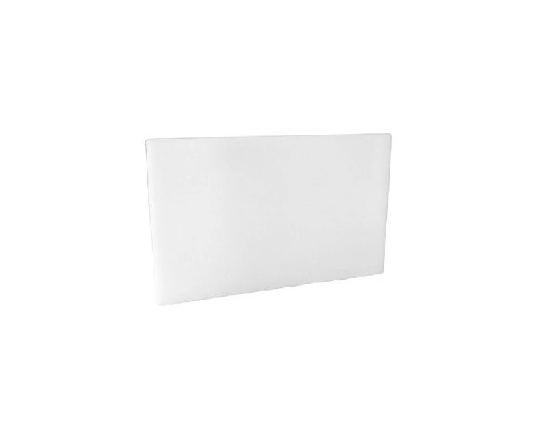 White (Baking & Dairy) Plastic Chopping Board - 13mm - 300mm