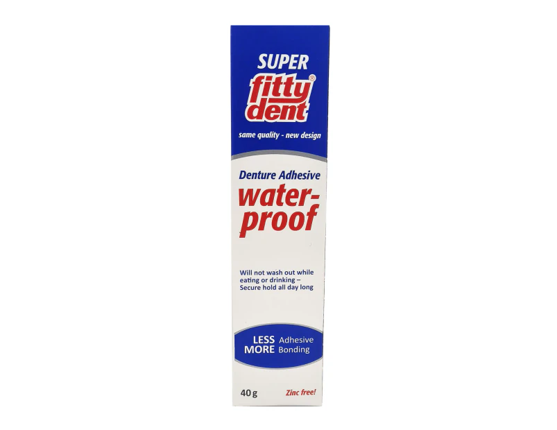 Super Fitty Dent WaterProof Denture Adhesive 40g