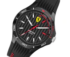 Scuderia Ferrari 44mm Pista Silicone Watch - Black