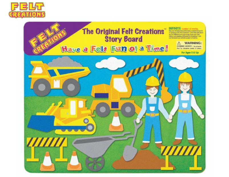 Felt Creations Construction Story Board Set