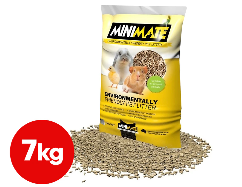 Minimate Wood Pellet Small Animal Litter 7kg