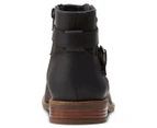 Clarks Women's Camzin Dime Leather Boots - Black