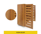 Wooden Shoe Storage Cabinet Shoe Rack Shelf Organiser for 30 Pairs Shoes Oak Colour