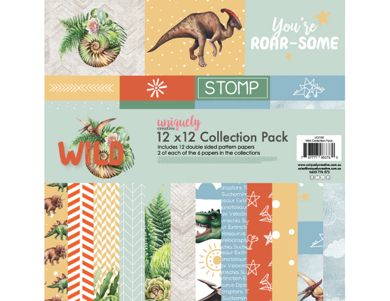 Uniquely Creative 12x12 Cardstock 210gsm Wild Collection