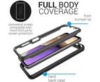 For Samsung Galaxy A52 Heavy Duty Case Shockproof Hard Cover - Black