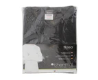 FLOSO Mens Thermal Underwear Long Sleeve Vest Top (Viscose Premium Range) (Charcoal) - THERM107