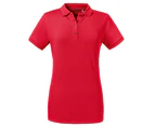 Russell Womens Tailored Stretch Polo (Classic Red) - BC4665