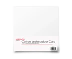 Uniquely Creative 12 x 12 Cotton Watercolour Card 360gsm X 10 Sheets