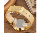 Gold Multi-function Calendar Function Watch Gradient Black Dial Quartz Watch for Men